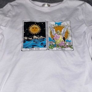 large tee fits small